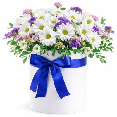 Цветы в коробке «Грациозный вальс»